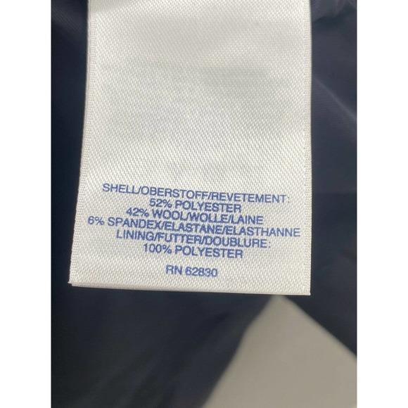 Land's End Outfitters Women's Navy Dress Size 2 Lined Embroidered Bird NEW - Picture 5 of 12